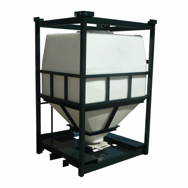 IBC Powder Tank with Slide Valve